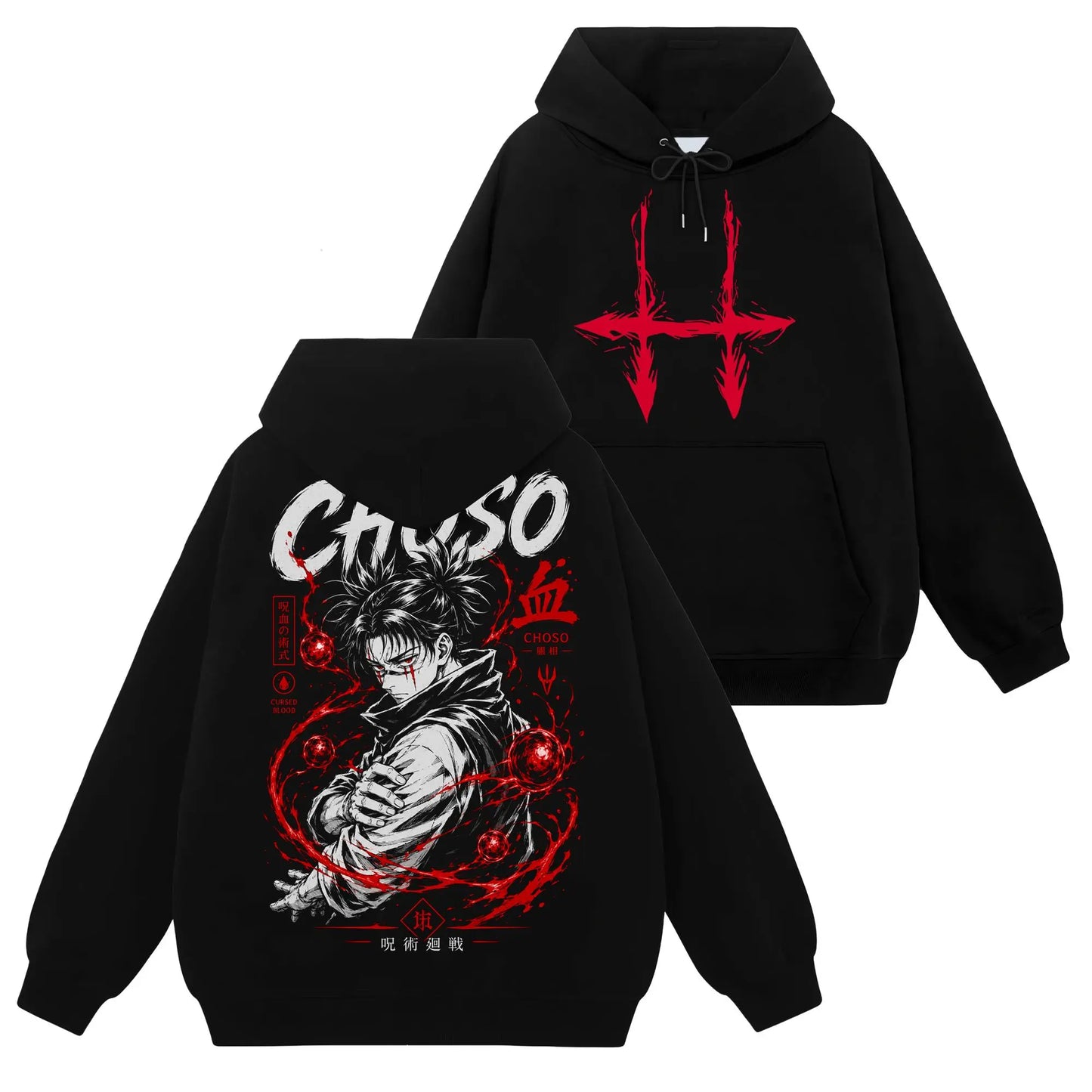 [Uchiha Fashion] Limited Choso - Jujutsu Kaisen #35 Hoodie T-Shirt Sweatshirt, Retro Vintage Unisex Graphic 90S Cotton, Gift for Wibu, Anime Manga Y2K Streetwear
